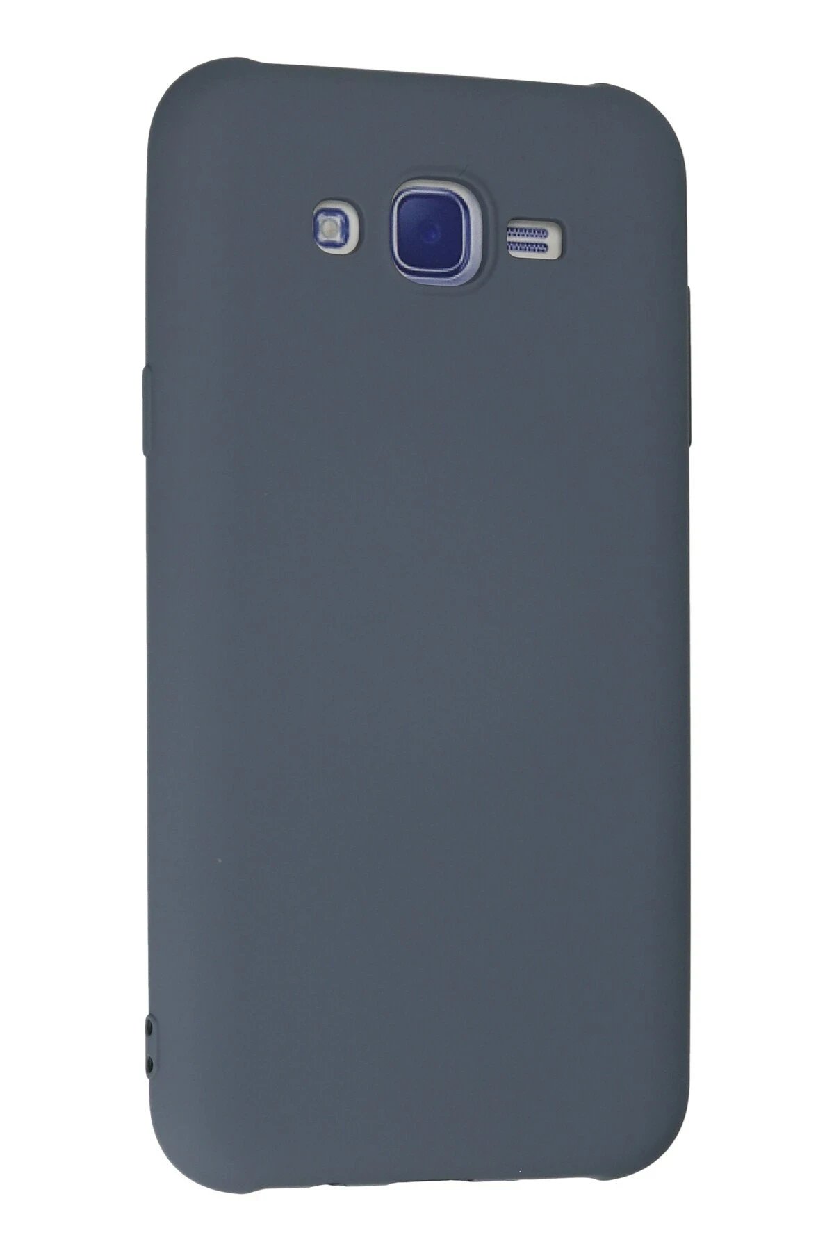 Newface Samsung Galaxy J7 Kılıf Nano içi Kadife Silikon - Gri