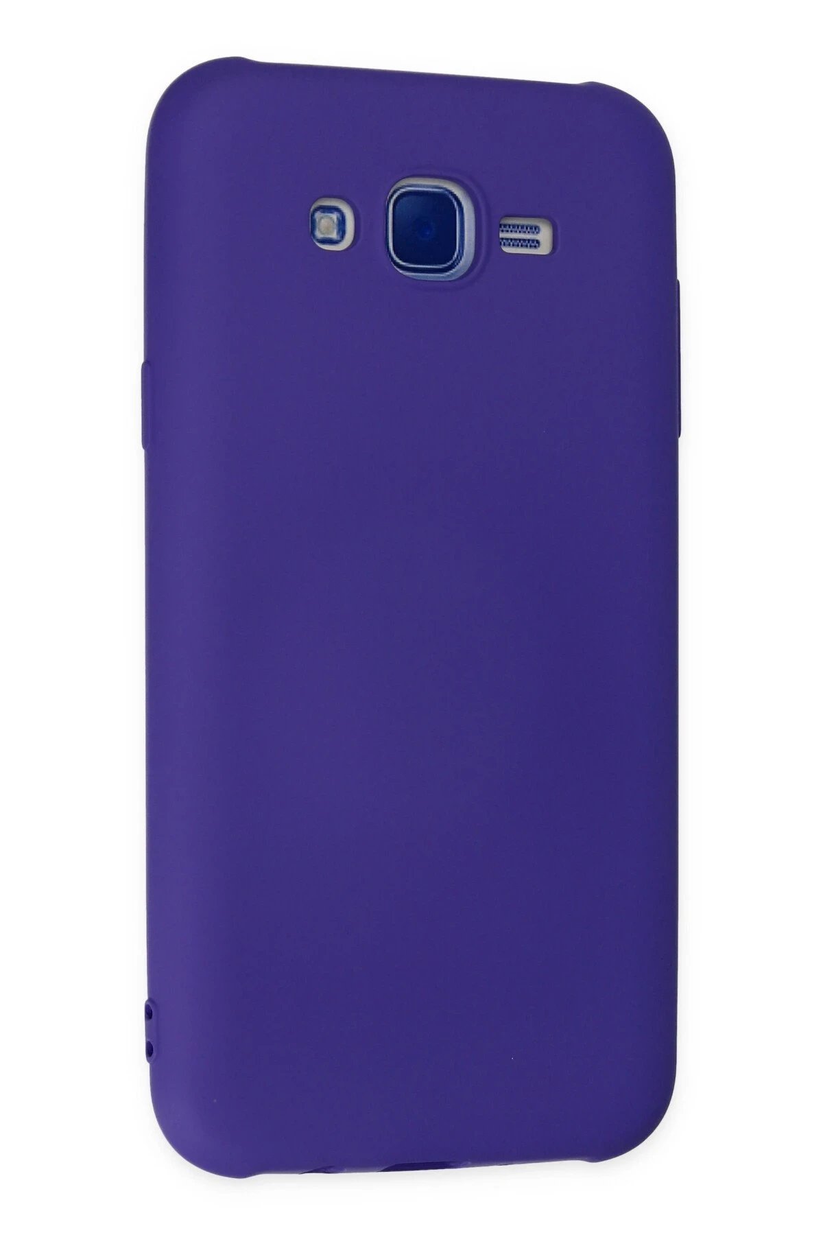 Newface Samsung Galaxy J7 Kılıf Nano içi Kadife Silikon - Mor