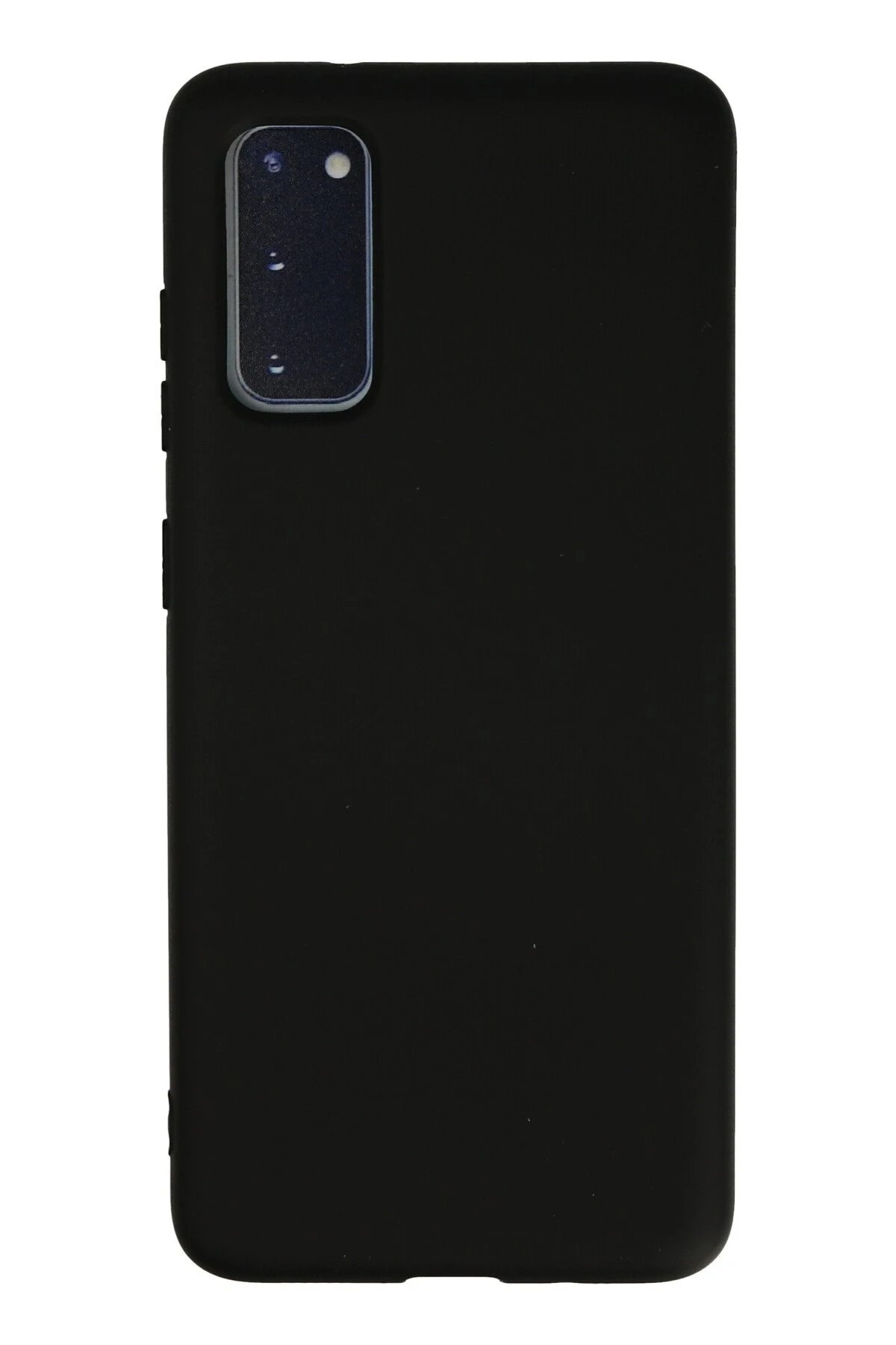 Newface Samsung Galaxy S20 Kılıf Nano içi Kadife Silikon - Siyah