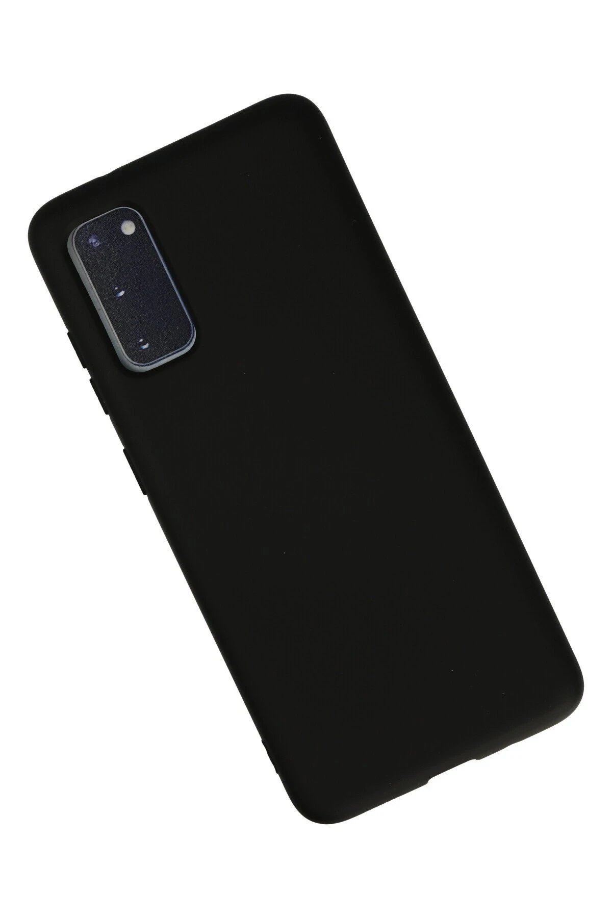 Newface Samsung Galaxy S20 Kılıf Nano içi Kadife Silikon - Siyah