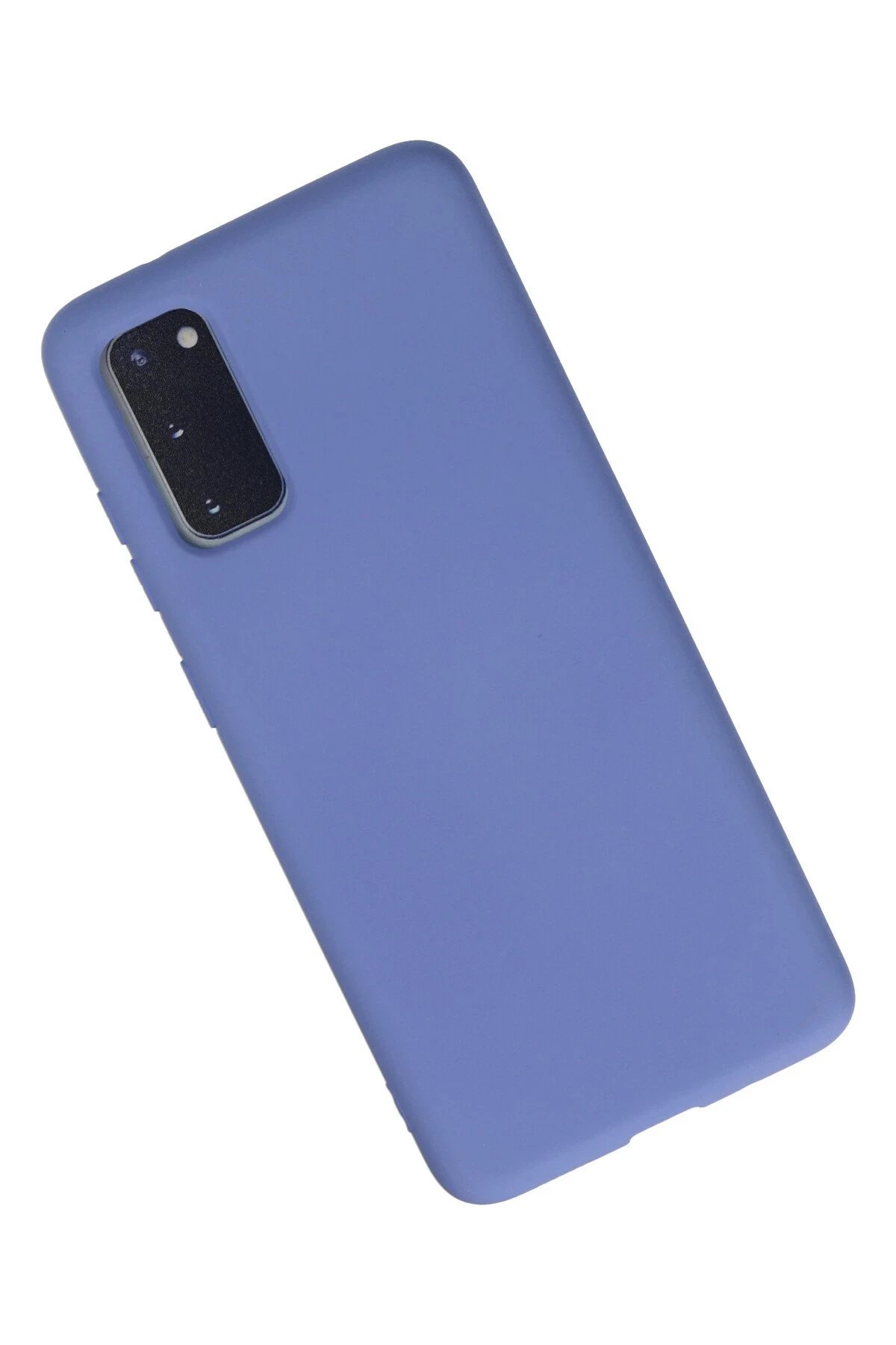 Newface Samsung Galaxy S20 Kılıf Nano içi Kadife Silikon - Lila