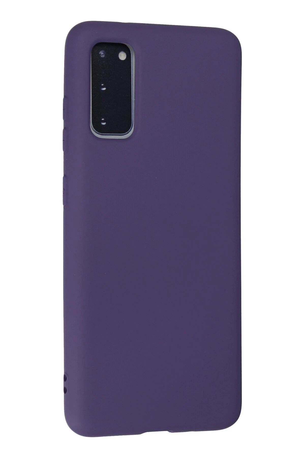 Newface Samsung Galaxy S20 Kılıf Nano içi Kadife Silikon - Mor