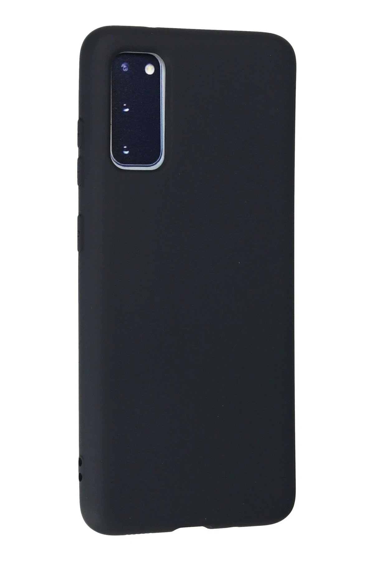 Newface Samsung Galaxy S20 Kılıf Nano içi Kadife Silikon - Lacivert