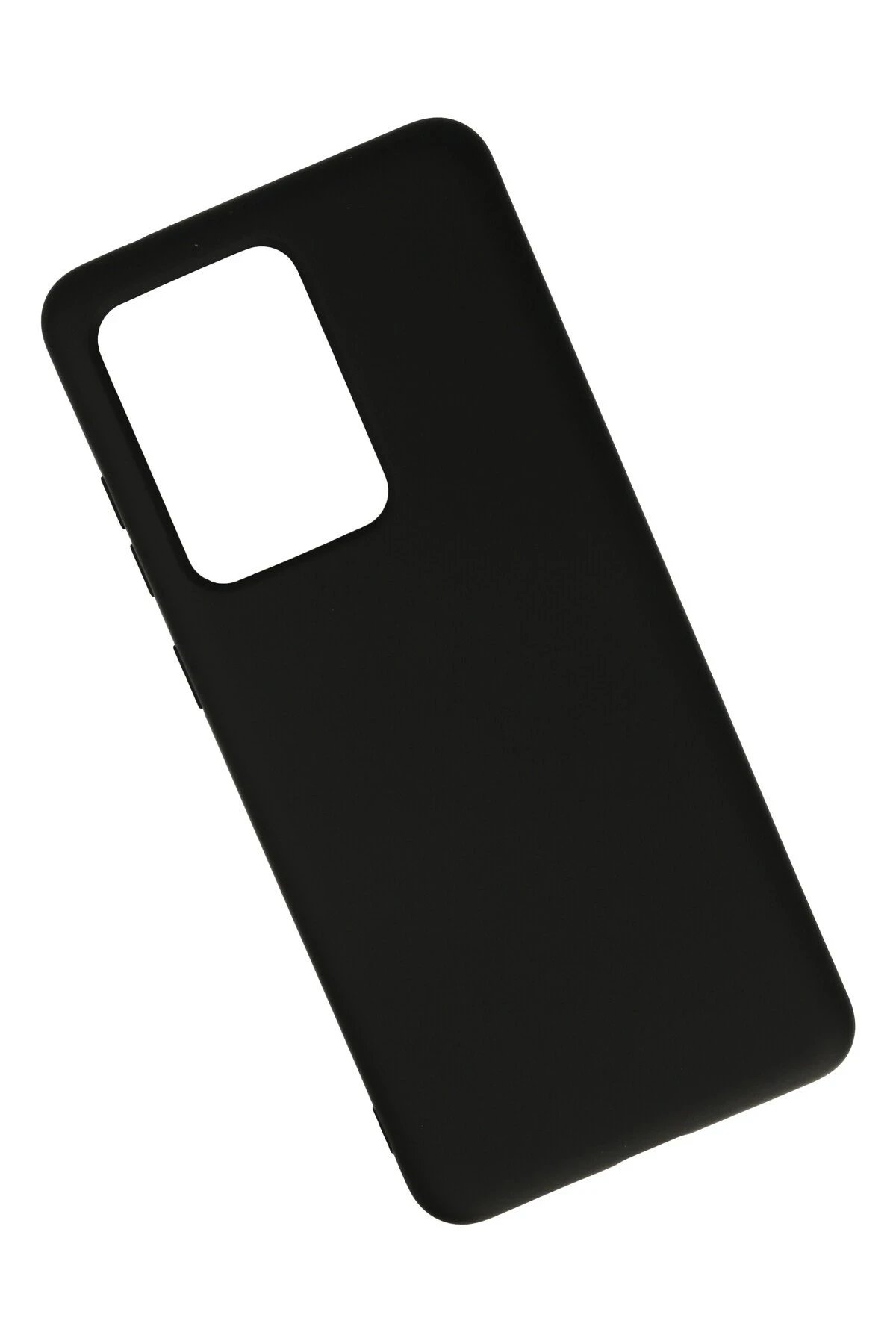 Newface Samsung Galaxy S20 Ultra Kılıf Nano içi Kadife Silikon - Siyah