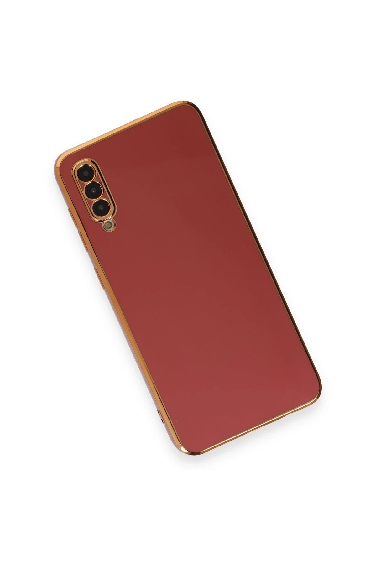 Newface Samsung Galaxy A70 Kılıf Volet Silikon - Kırmızı
