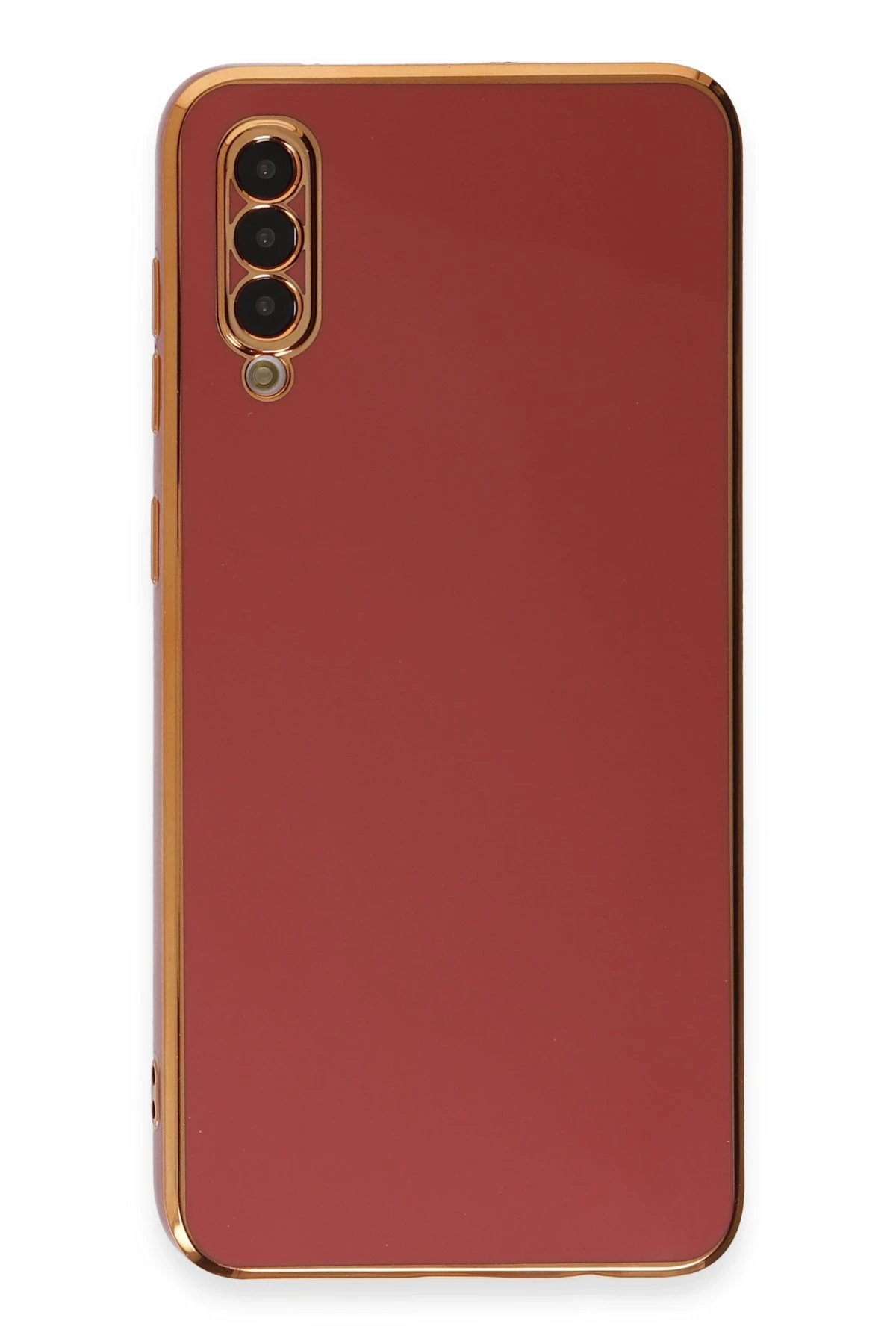 Newface Samsung Galaxy A50 Kılıf Volet Silikon - Kırmızı