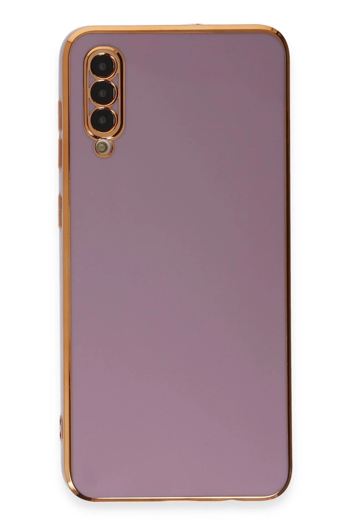 Newface Samsung Galaxy A50 Kılıf Volet Silikon - Mor