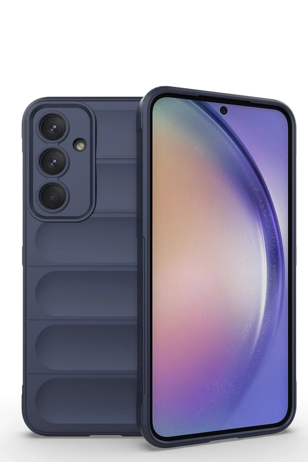 Newface Samsung Galaxy M14 5G Kılıf Optimum Silikon - Lacivert