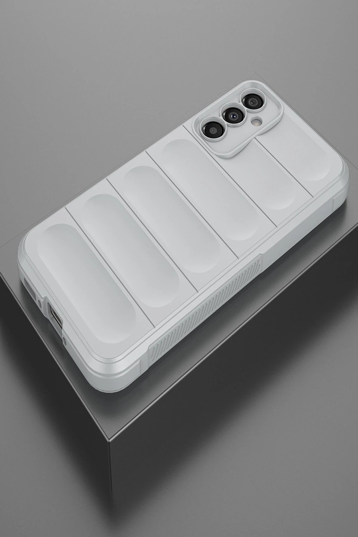 Newface Samsung Galaxy M34 5G Kılıf Optimum Silikon - Krem