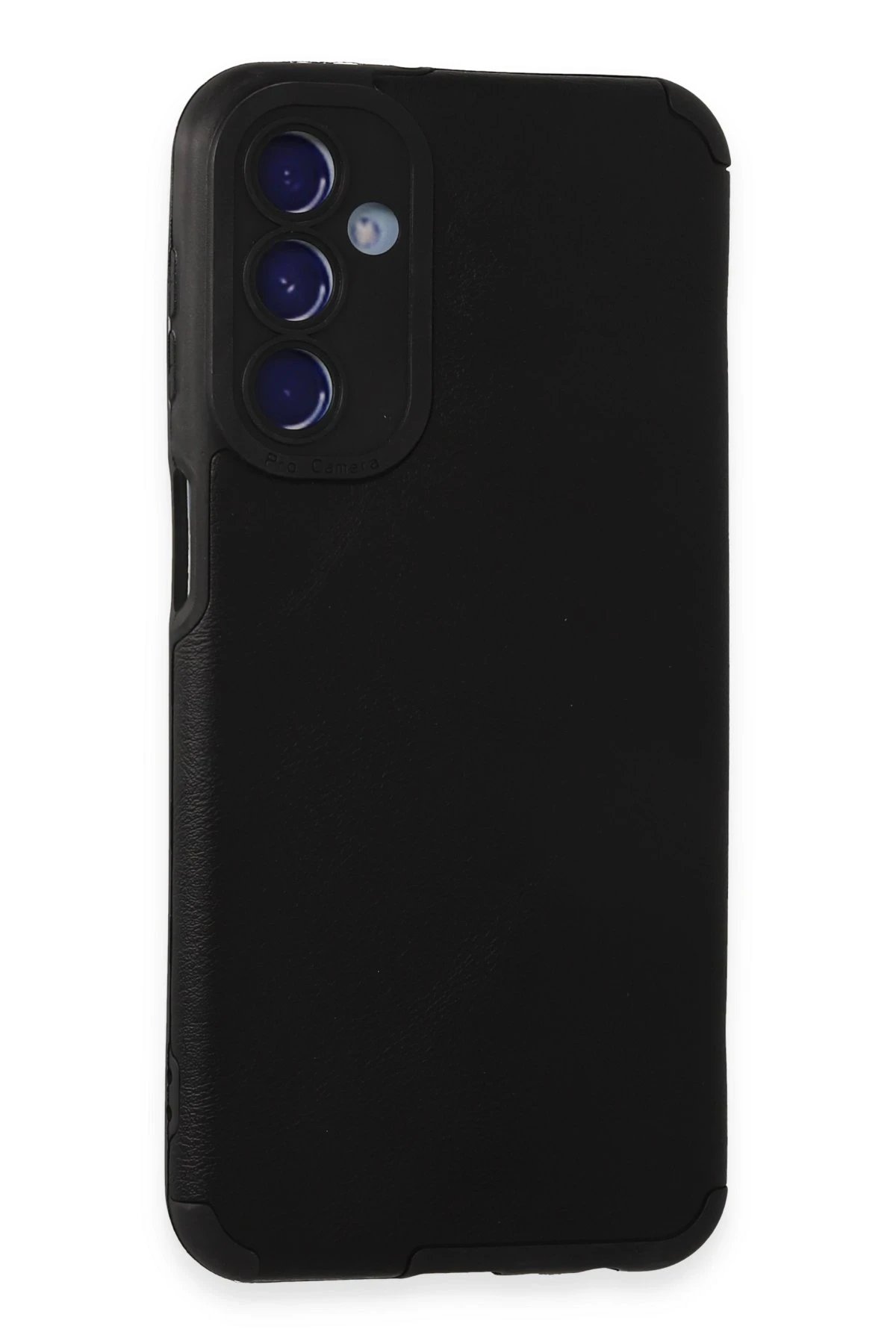 Newface Samsung Galaxy M34 5G Kılıf Loop Deri Silikon - Siyah