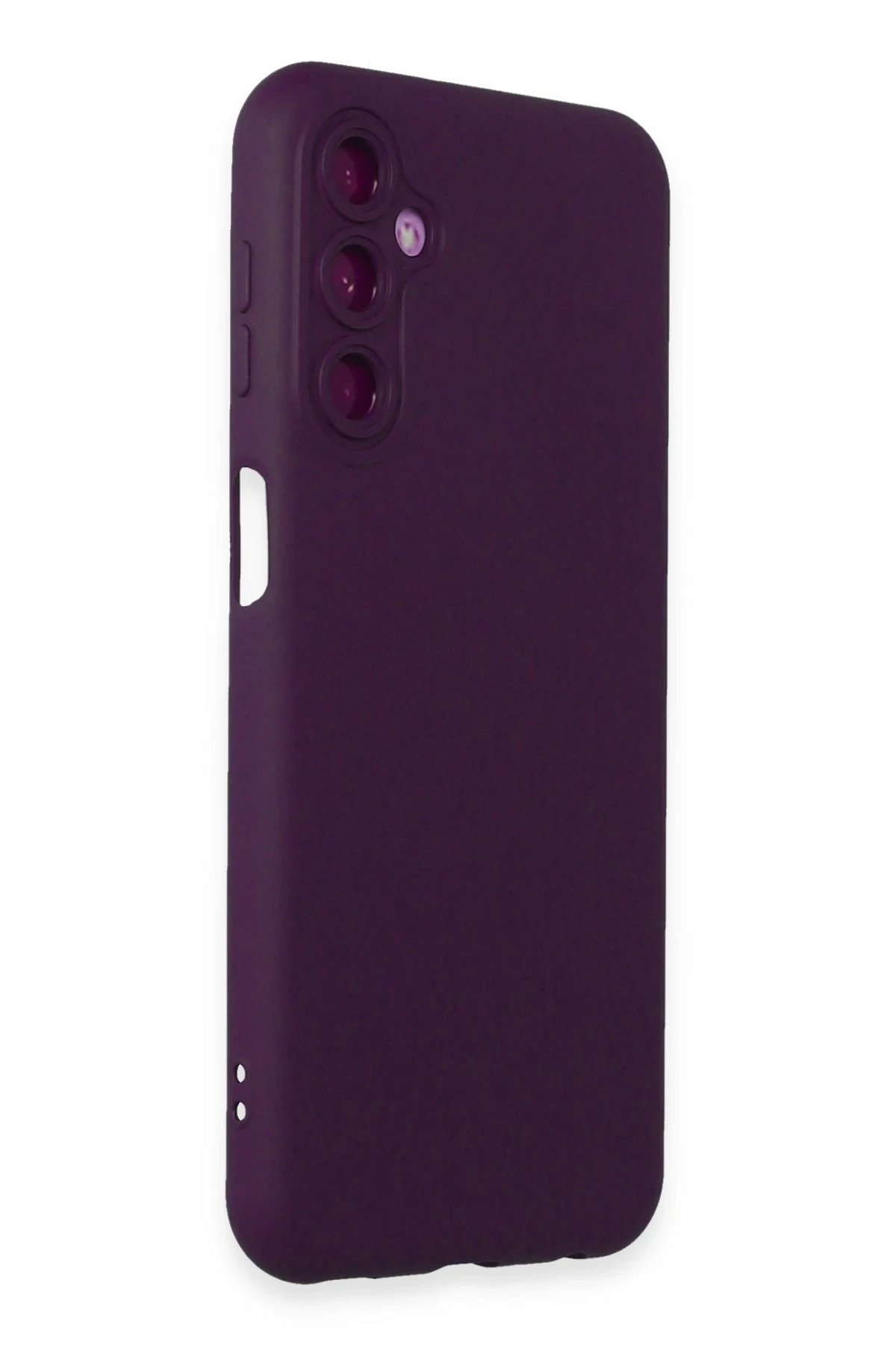 Newface Samsung Galaxy M34 5G Kılıf Nano içi Kadife Silikon - Mor