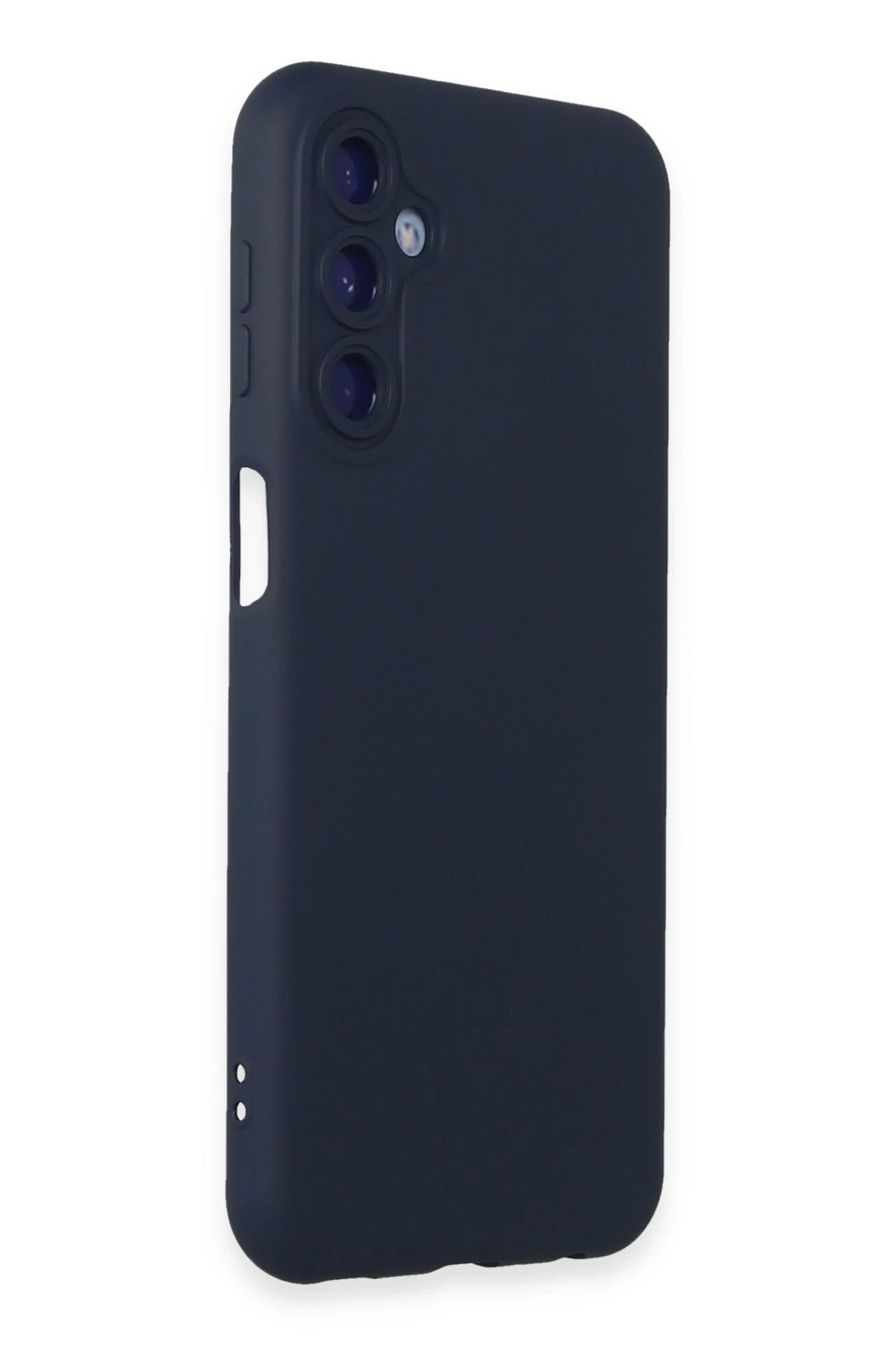 Newface Samsung Galaxy M34 5G Kılıf Nano içi Kadife Silikon - Lacivert