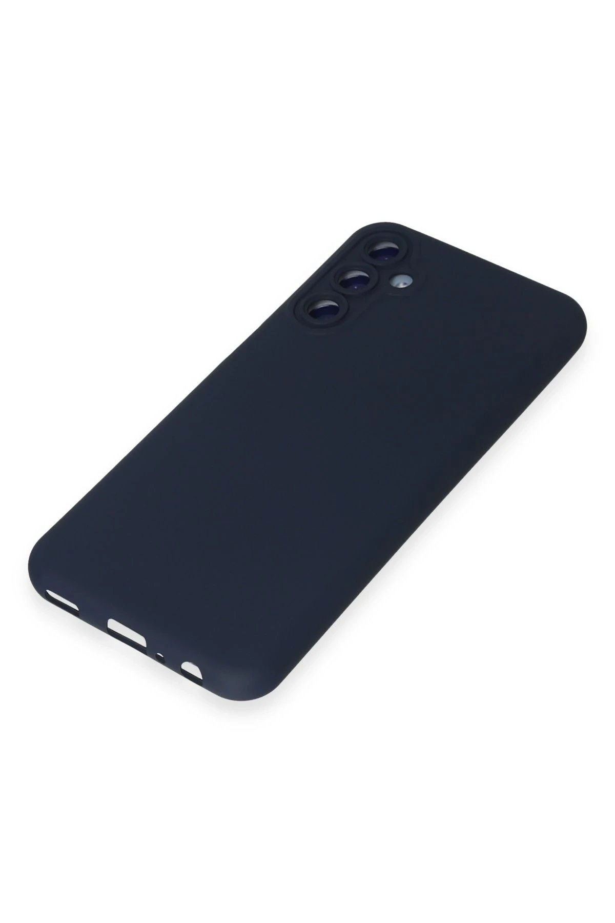 Newface Samsung Galaxy M34 5G Kılıf Nano içi Kadife Silikon - Lacivert