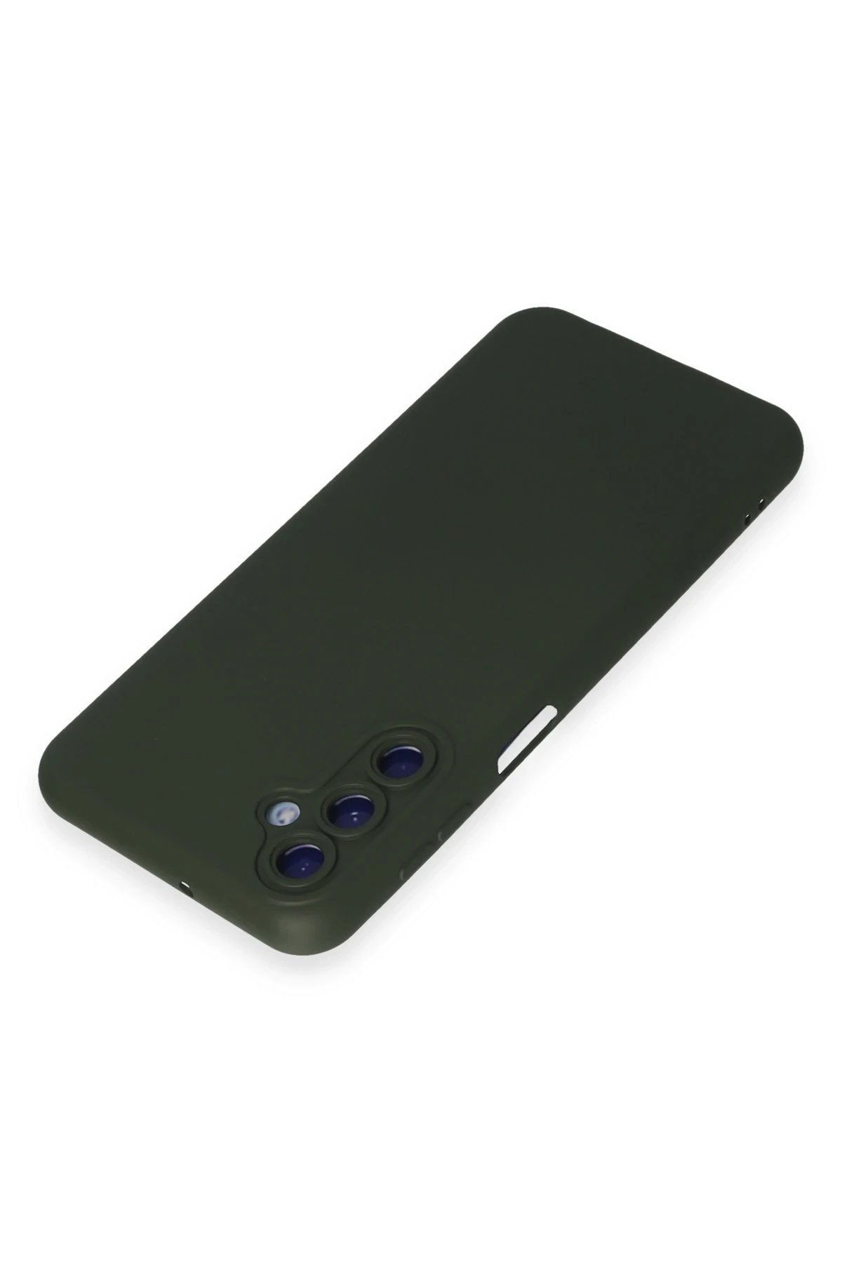 Newface Samsung Galaxy M34 5G Kılıf Nano içi Kadife Silikon - Koyu Yeşil