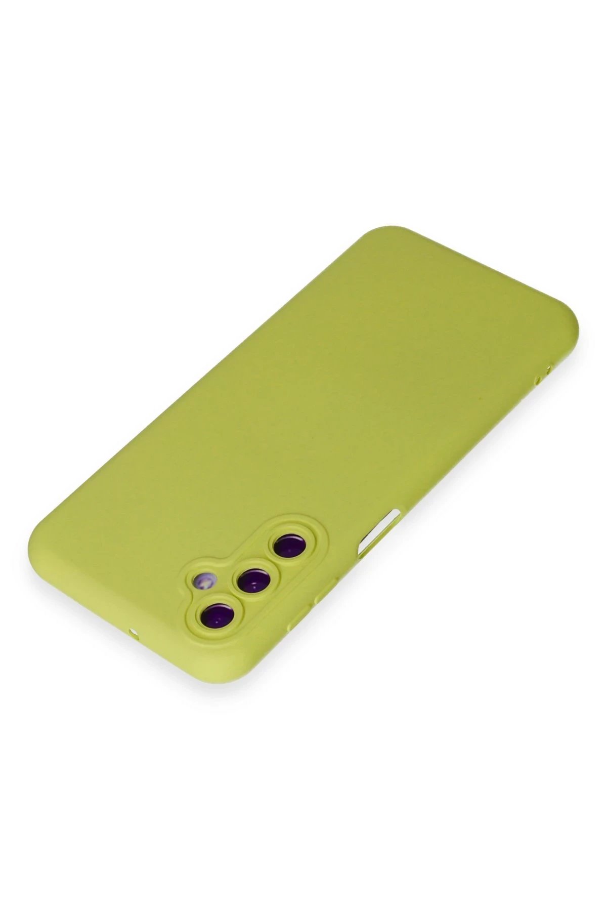 Newface Samsung Galaxy M14 5G Kılıf Nano içi Kadife Silikon - Sarı