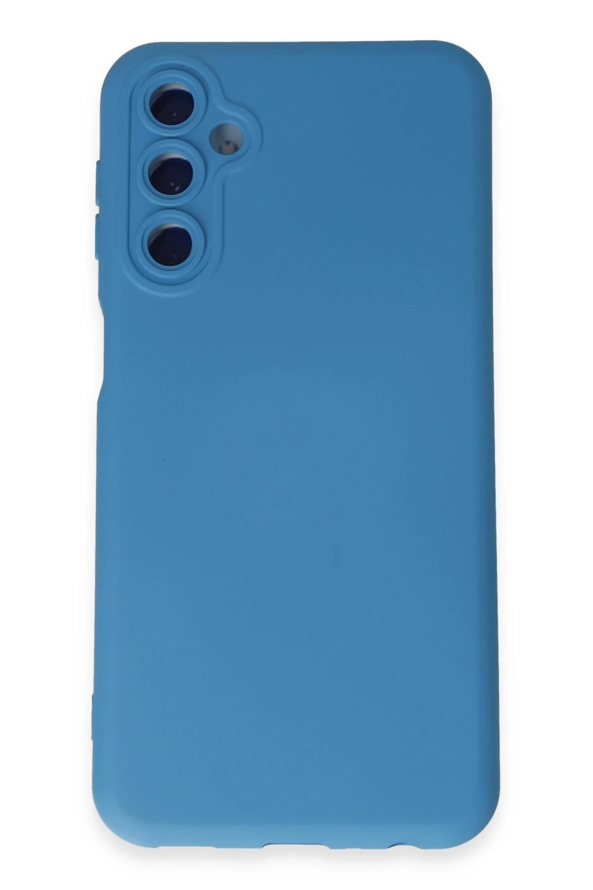 Newface Samsung Galaxy M14 5G Kılıf Nano içi Kadife Silikon - Mavi