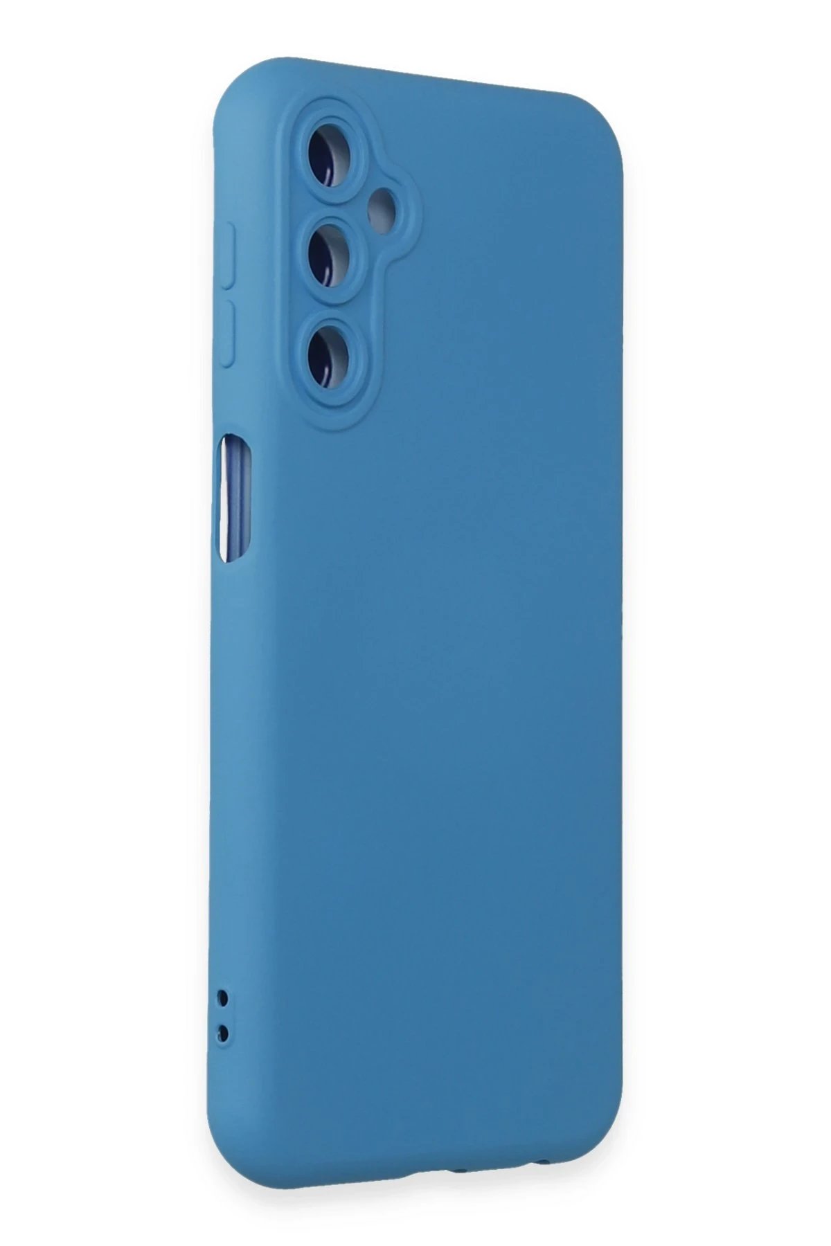 Newface Samsung Galaxy M14 5G Kılıf Nano içi Kadife Silikon - Mavi