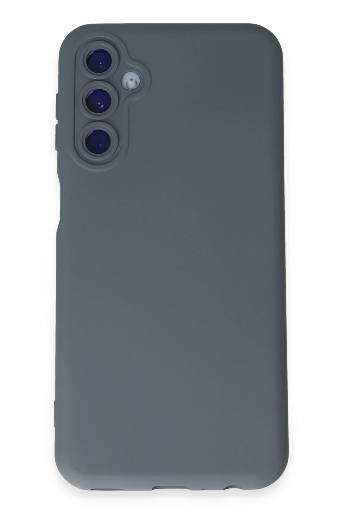 Newface Samsung Galaxy M14 5G Kılıf Nano içi Kadife Silikon - Gri