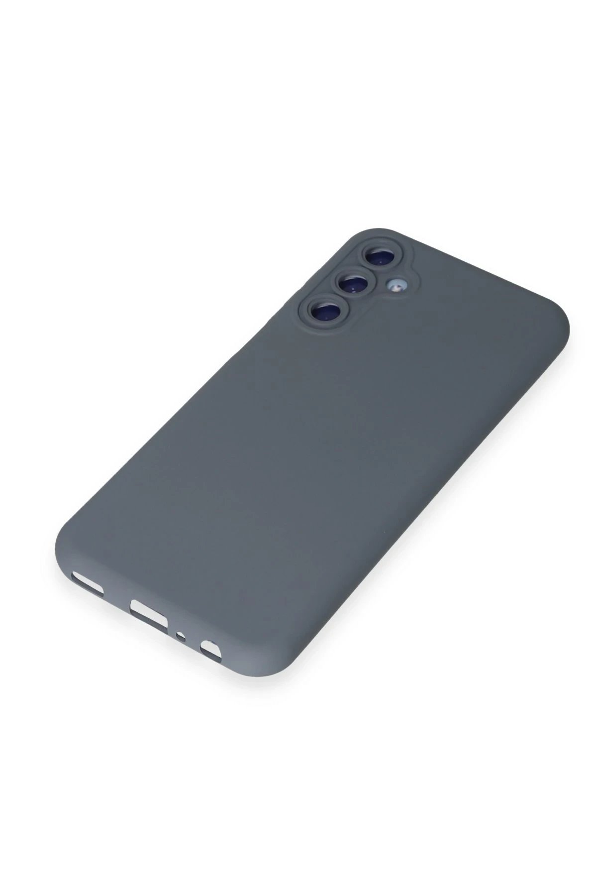 Newface Samsung Galaxy M14 5G Kılıf Nano içi Kadife Silikon - Gri