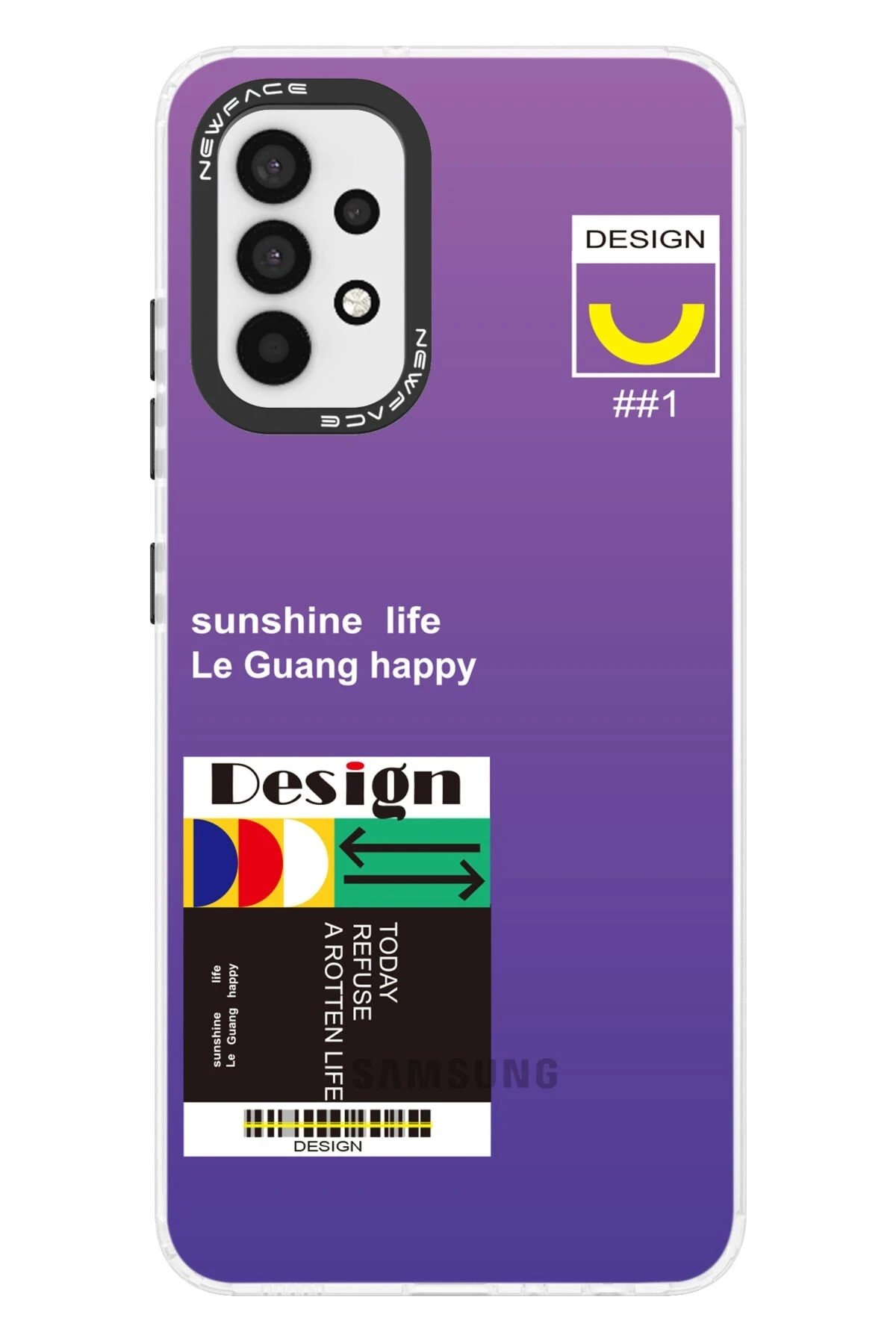 Newface Samsung Galaxy A33 5G Kılıf Estoril Desenli Kapak - Estoril - 4