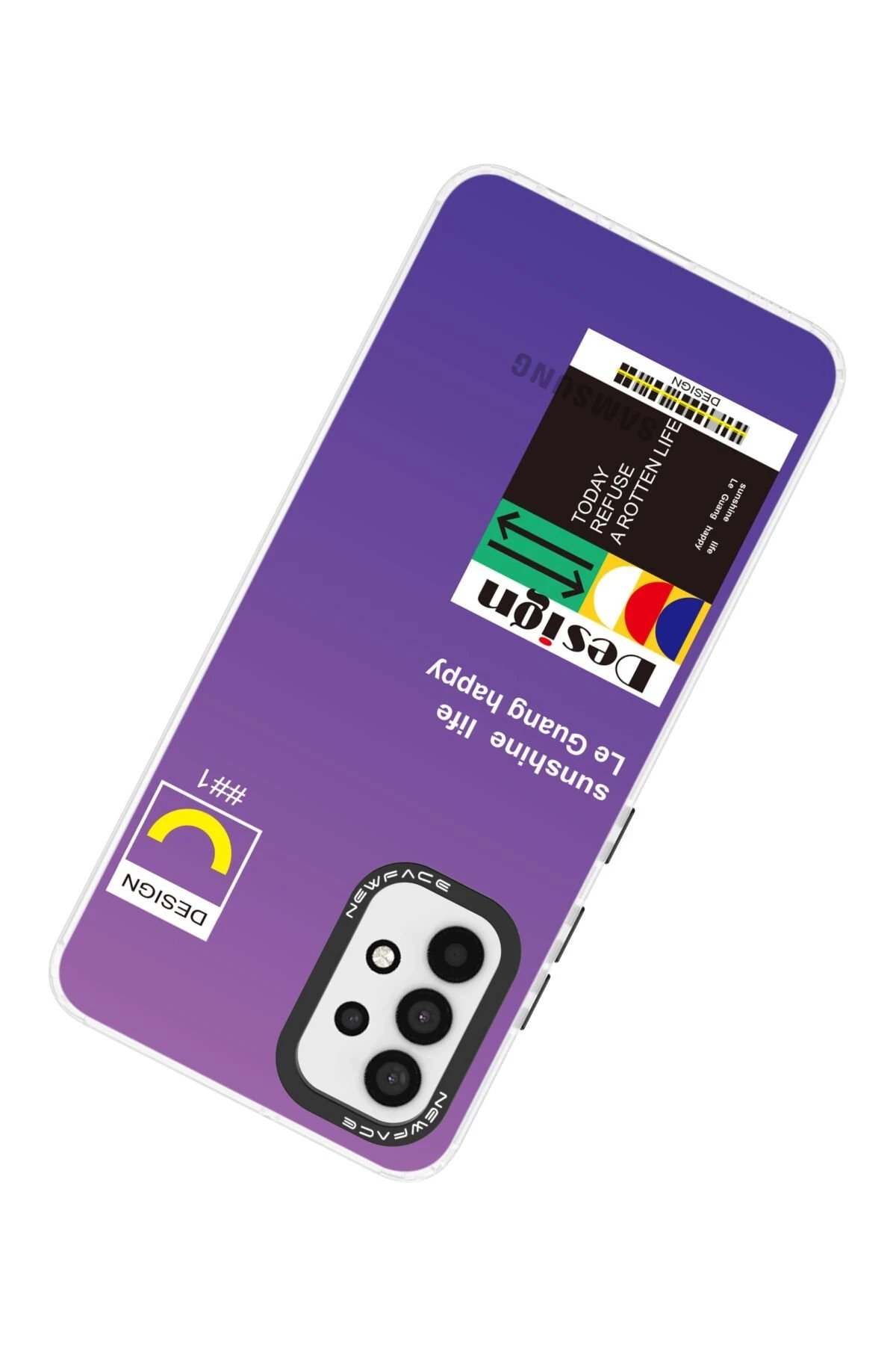 Newface Samsung Galaxy A33 5G Kılıf Estoril Desenli Kapak - Estoril - 4