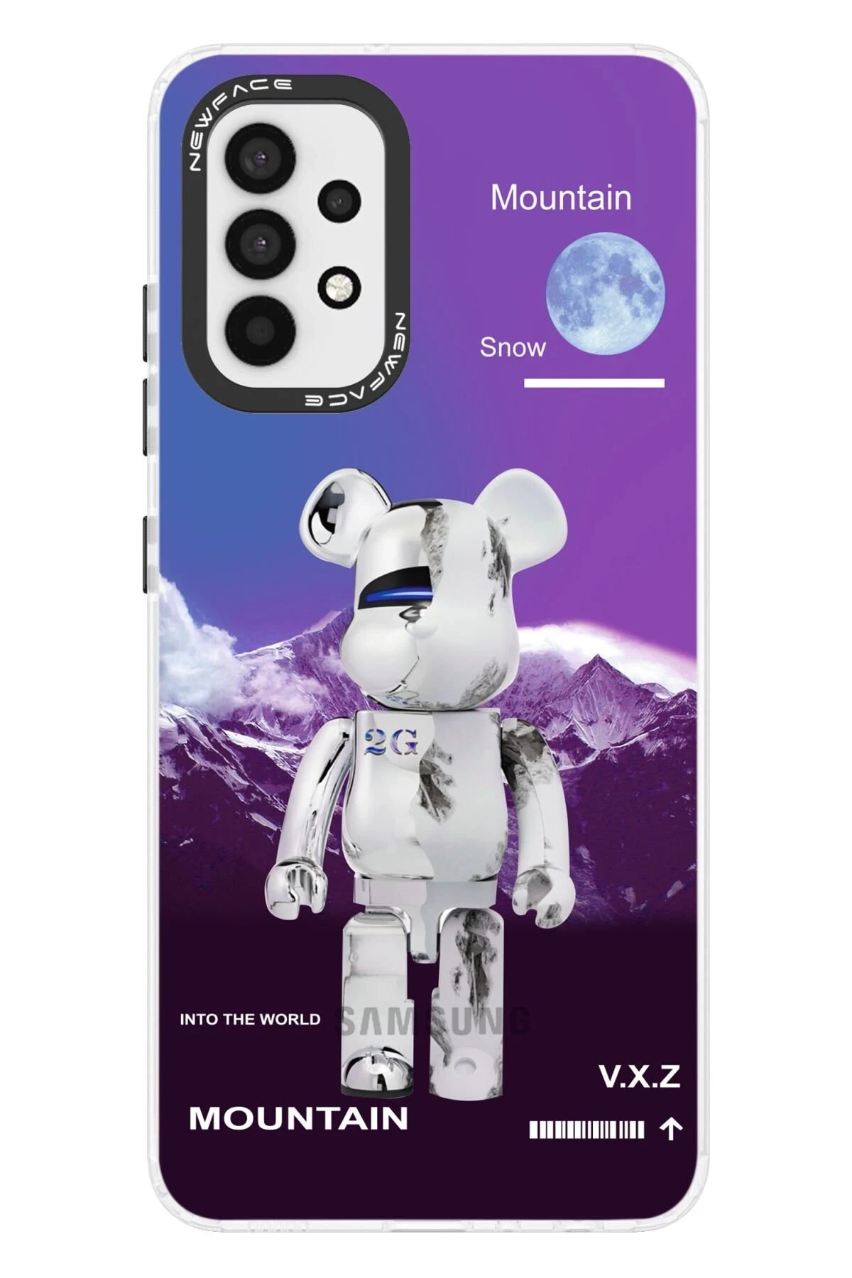 Newface Samsung Galaxy A33 5G Kılıf Estoril Desenli Kapak - Estoril - 8