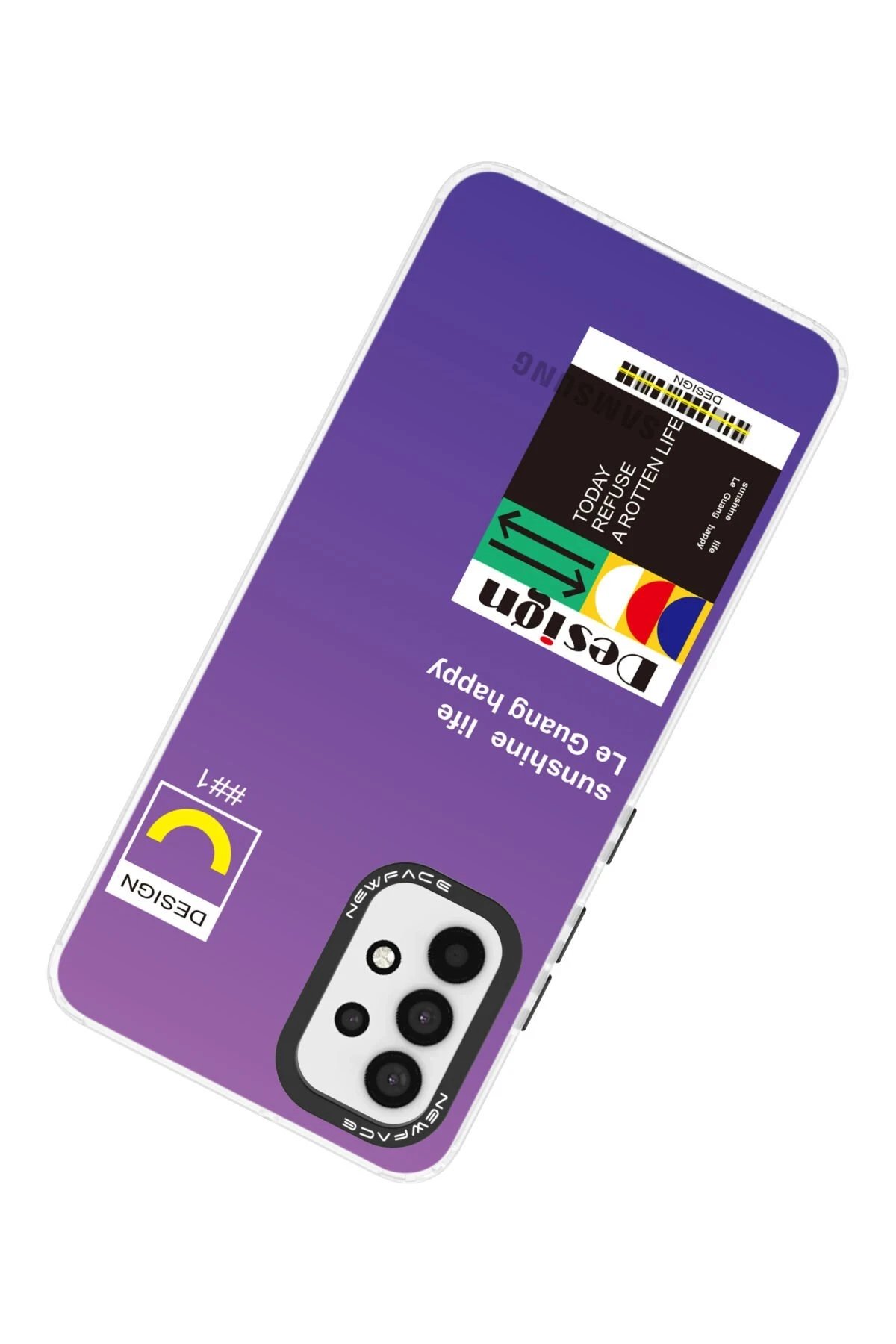 Newface Samsung Galaxy A53 5G Kılıf Estoril Desenli Kapak - Estoril - 4