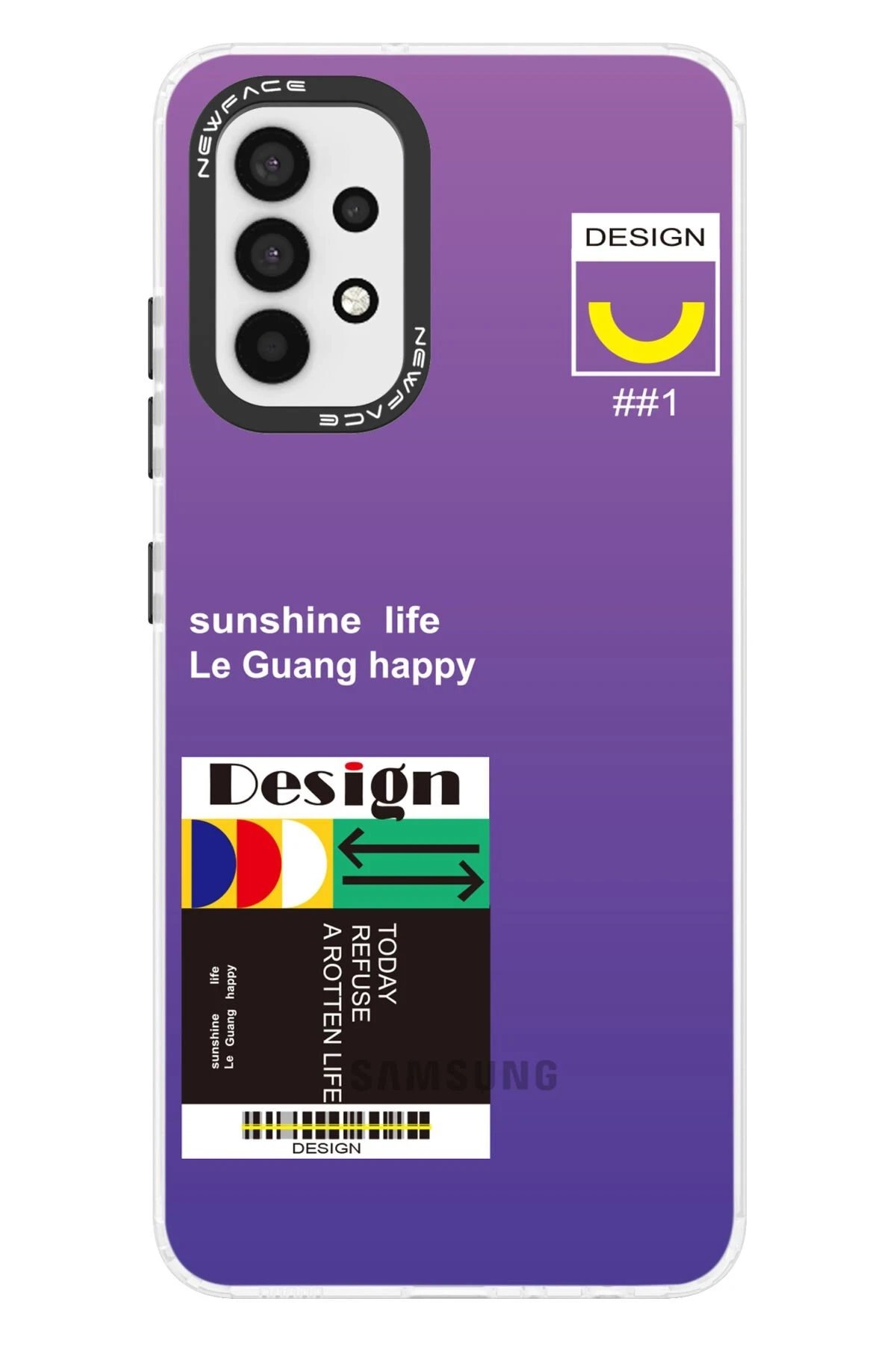 Newface Samsung Galaxy A53 5G Kılıf Estoril Desenli Kapak - Estoril - 4