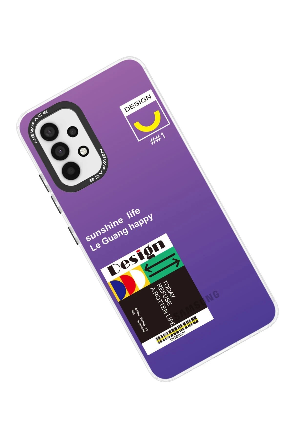 Newface Samsung Galaxy A53 5G Kılıf Estoril Desenli Kapak - Estoril - 4