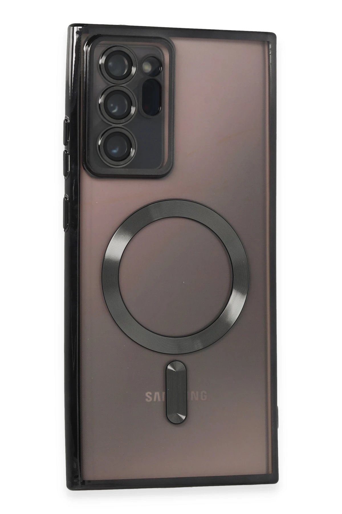 Newface Samsung Galaxy Note 20 Ultra Kılıf Kross Magneticsafe Kapak - Siyah