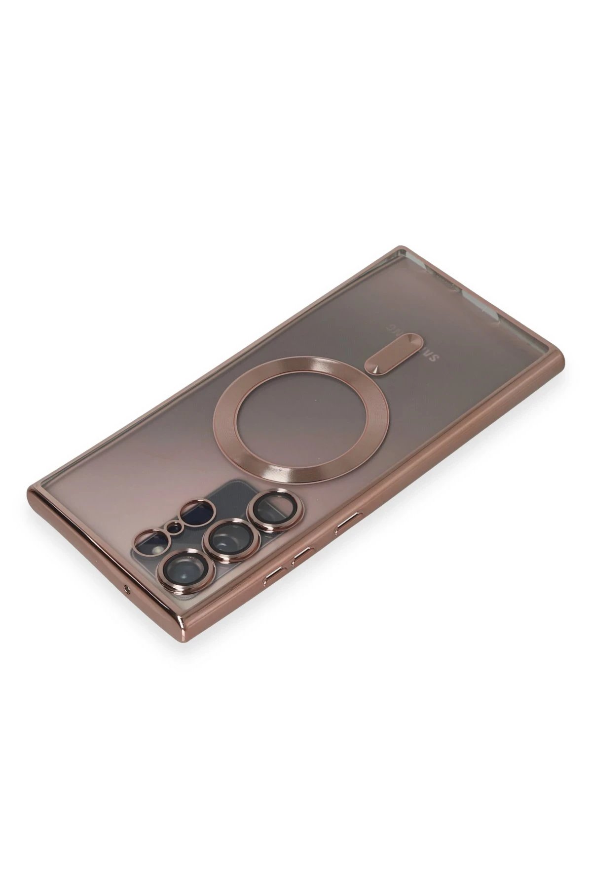 Newface Samsung Galaxy Note 20 Ultra Kılıf Kross Magneticsafe Kapak - Rose