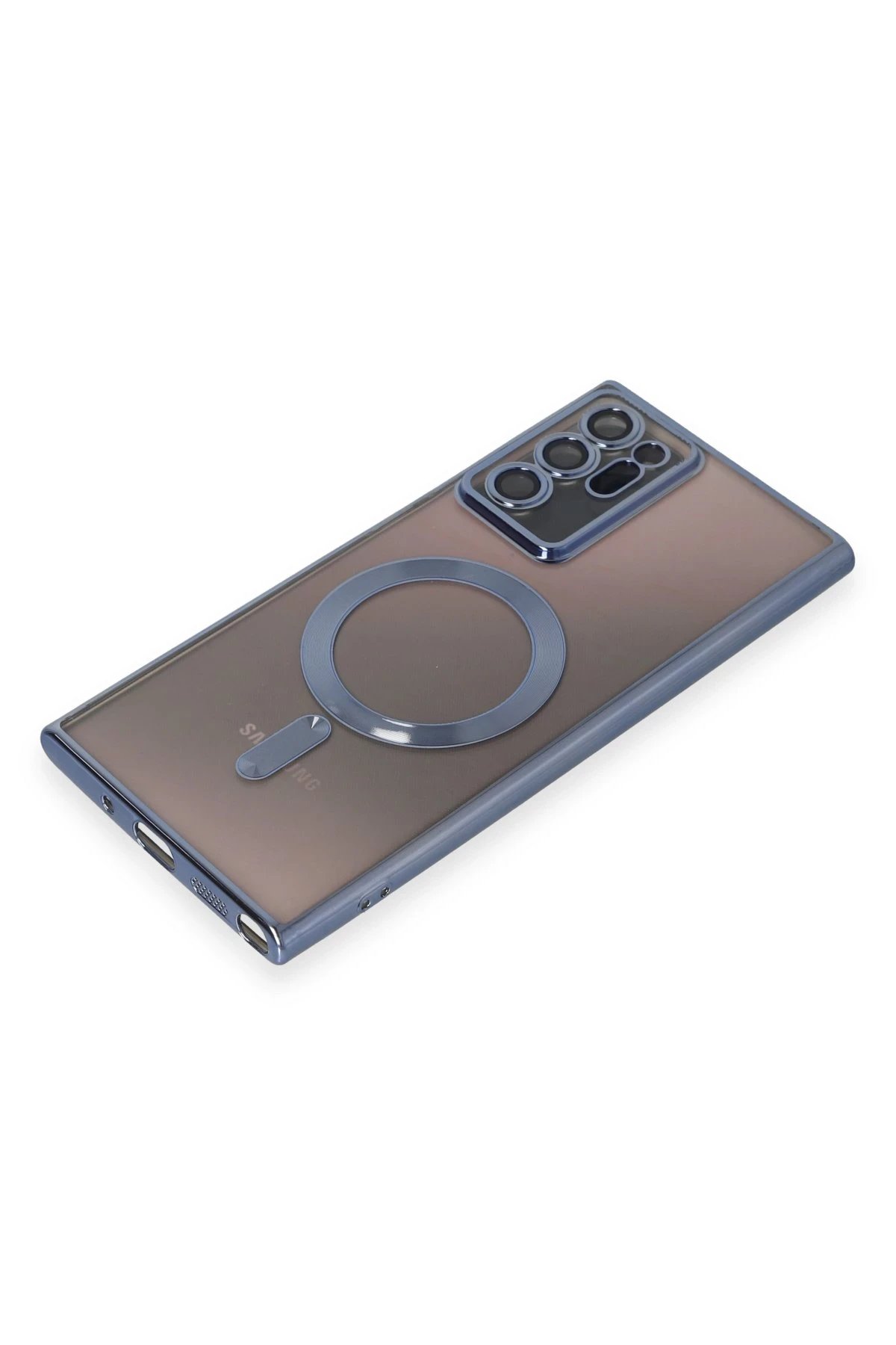 Newface Samsung Galaxy Note 20 Ultra Kılıf Kross Magneticsafe Kapak - Sierra Blue