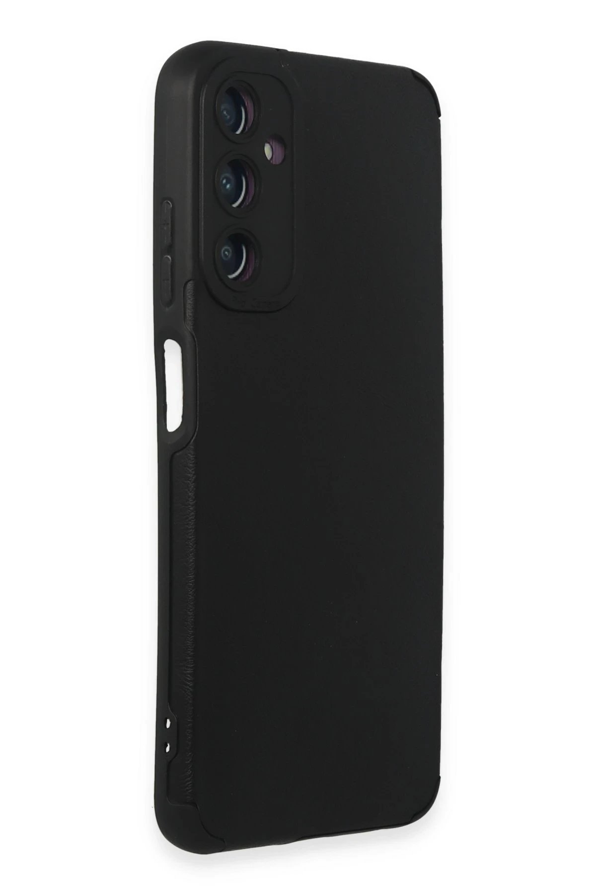 Newface Samsung Galaxy A05S Kılıf Loop Deri Silikon - Siyah