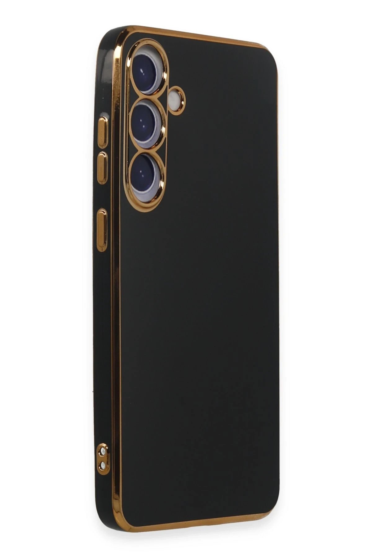 Newface Samsung Galaxy S24 Kılıf Volet Silikon - Siyah