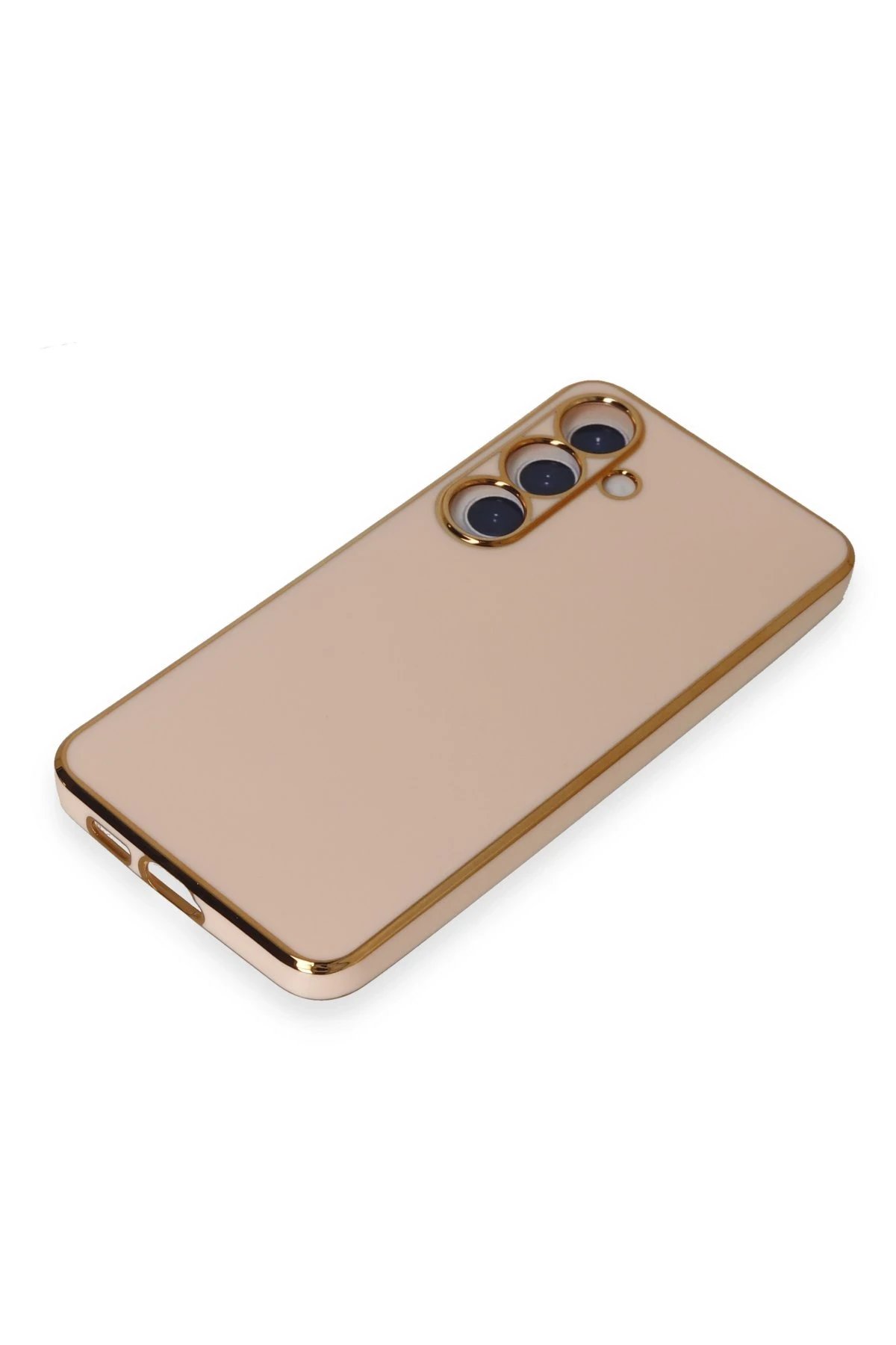 Newface Samsung Galaxy S24 Kılıf Volet Silikon - Pembe