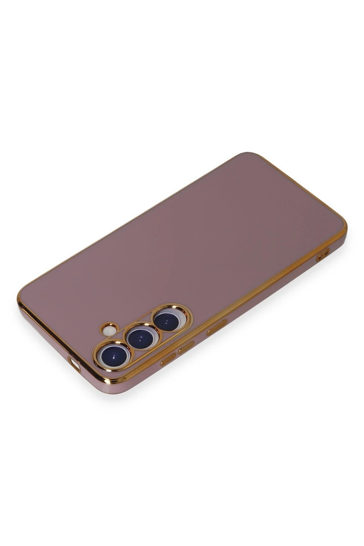 Newface Samsung Galaxy S24 Kılıf Volet Silikon - Mor