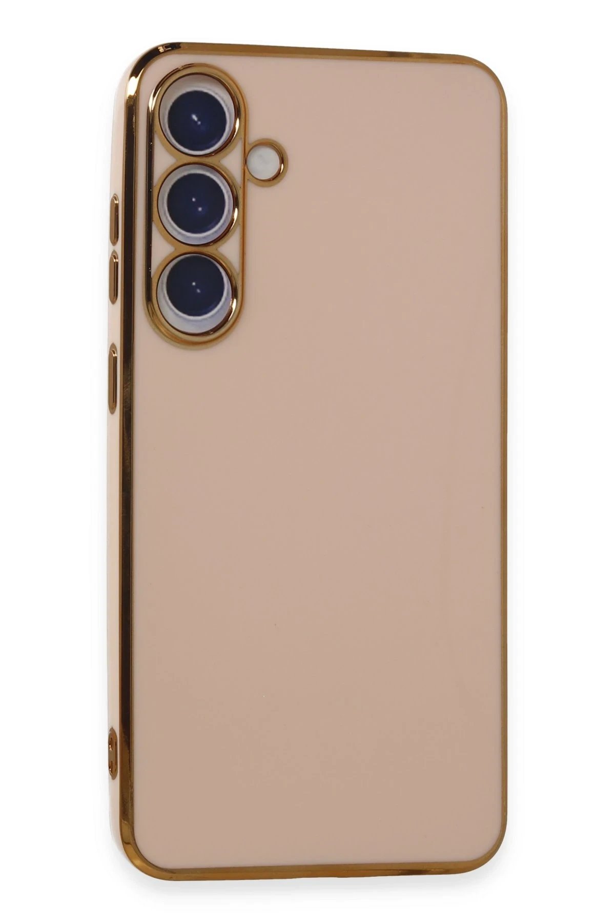 Newface Samsung Galaxy S24 Plus Kılıf Volet Silikon - Pembe