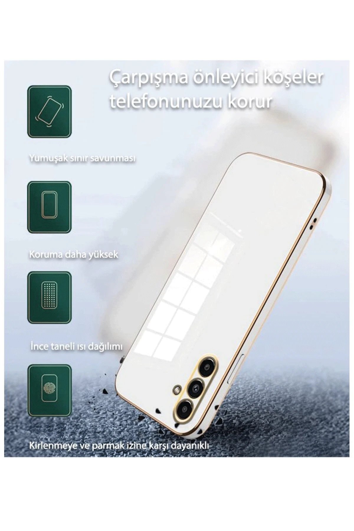 Newface Samsung Galaxy S24 Ultra Kılıf Volet Silikon - Siyah