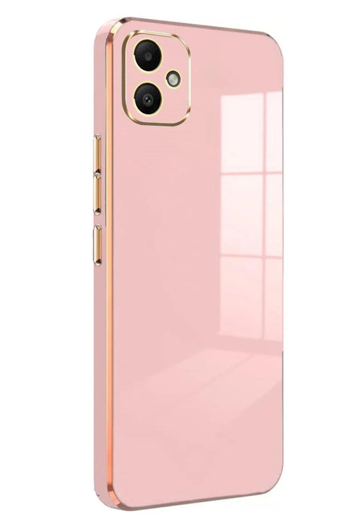 Newface Samsung Galaxy A05 Kılıf Volet Silikon - Pembe