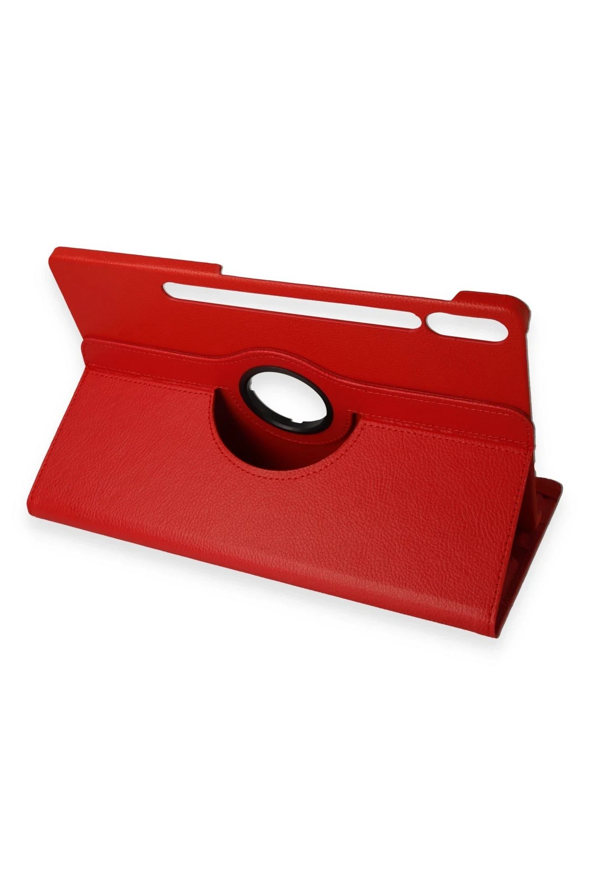 Newface Samsung Galaxy X610 Tab S9 FE Plus 12.4 Kılıf 360 Tablet Deri Kılıf - Kırmızı