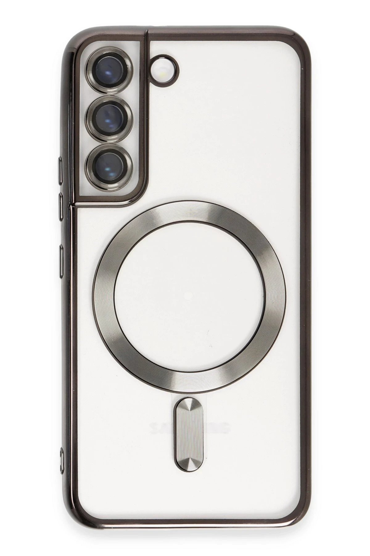 Newface Samsung Galaxy S22 Kılıf Kross Magneticsafe Kapak - Siyah