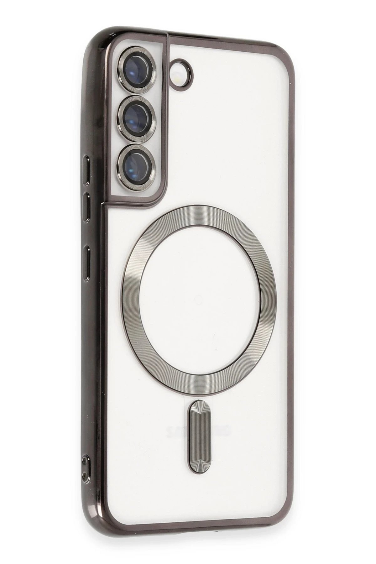 Newface Samsung Galaxy S22 Kılıf Kross Magneticsafe Kapak - Siyah