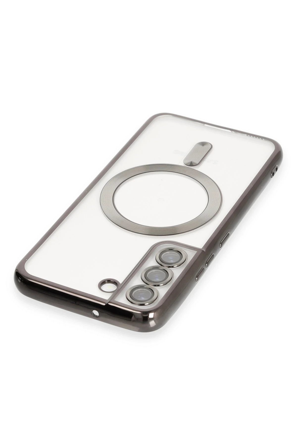 Newface Samsung Galaxy S22 Kılıf Kross Magneticsafe Kapak - Siyah