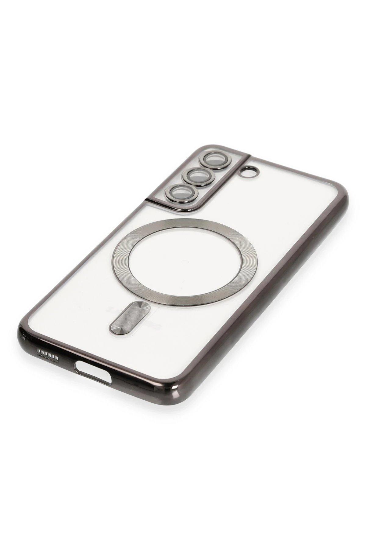 Newface Samsung Galaxy S22 Kılıf Kross Magneticsafe Kapak - Siyah