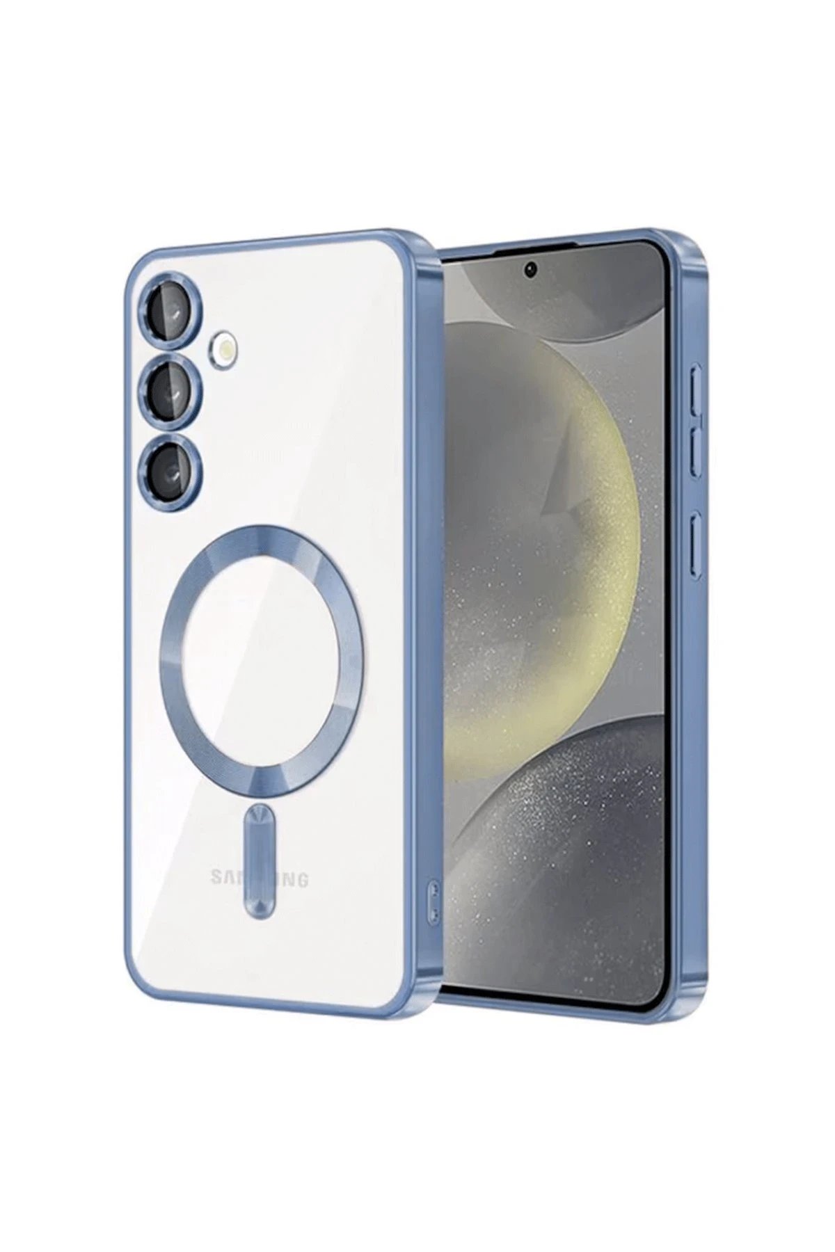 Newface Samsung Galaxy S23 Plus Kılıf Kross Magneticsafe Kapak - Sierra Blue