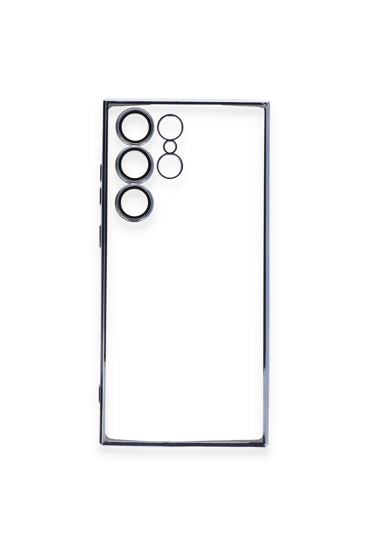 Newface Samsung Galaxy S24 Ultra Kılıf Razer Lensli Silikon - Gold