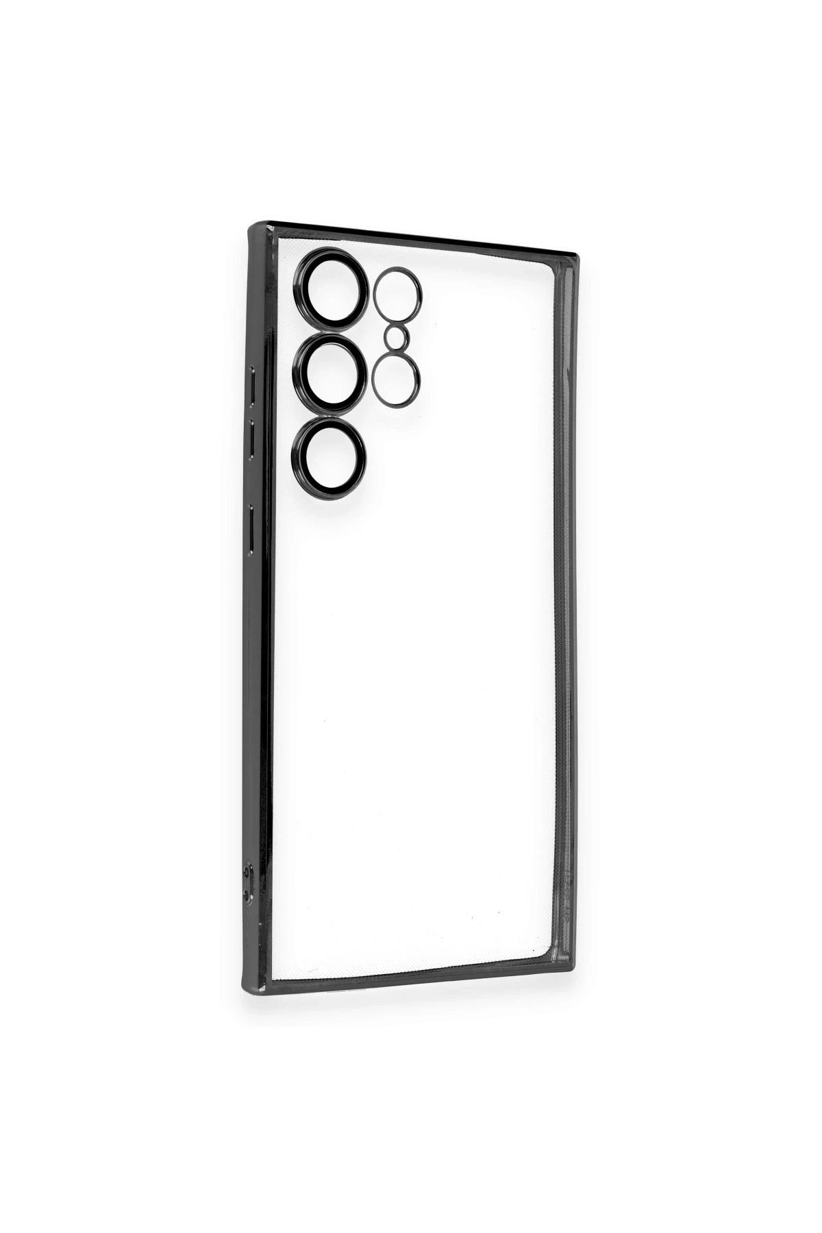 Newface Samsung Galaxy S24 Ultra Kılıf Razer Lensli Silikon - Yeşil