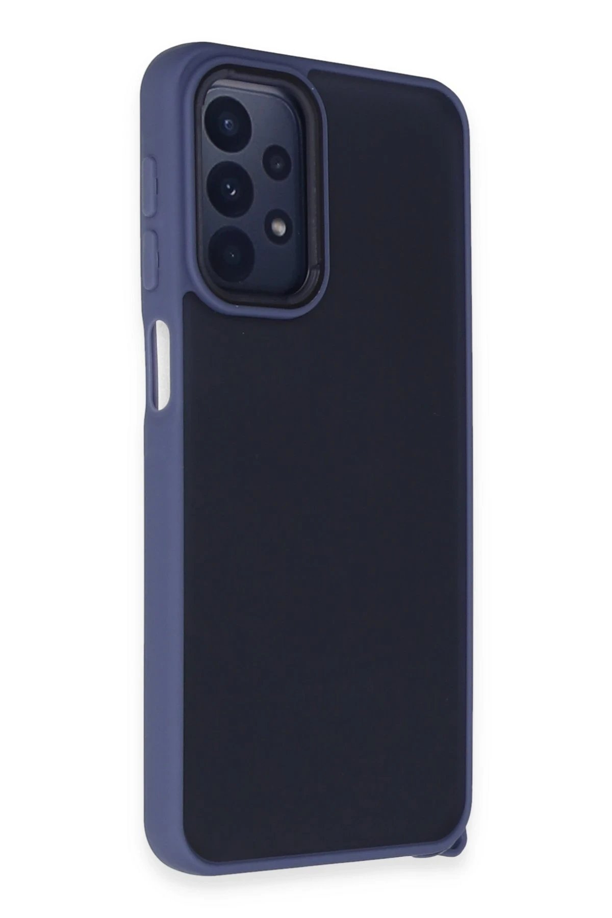 Newface Samsung Galaxy A23 4G Kılıf Elegant Kapak - Açık Mavi