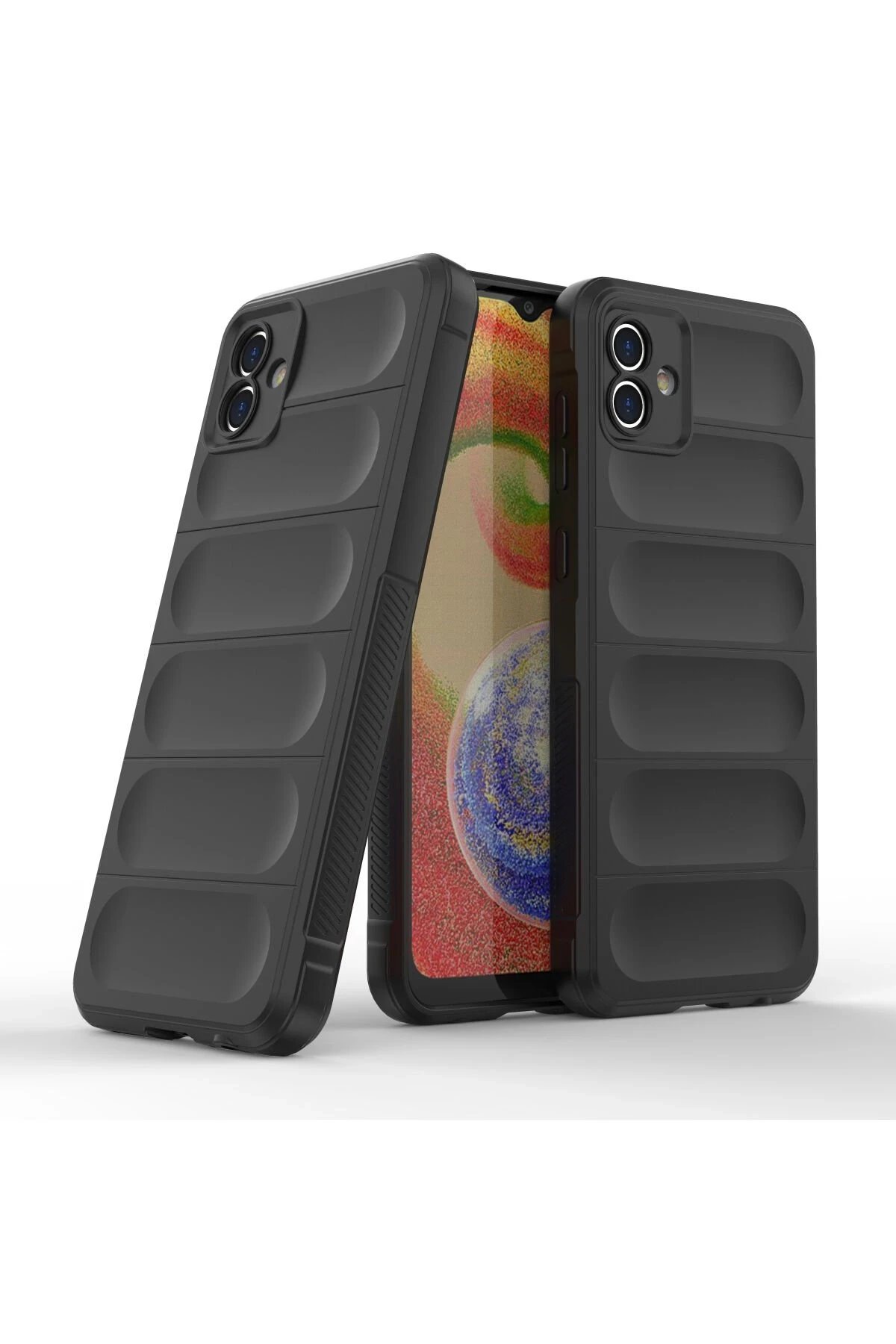 Newface Samsung Galaxy A04 Kılıf Optimum Silikon - Siyah