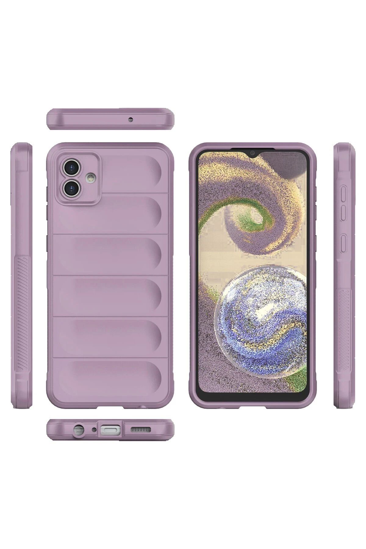 Newface Samsung Galaxy A04 Kılıf Optimum Silikon - Mor